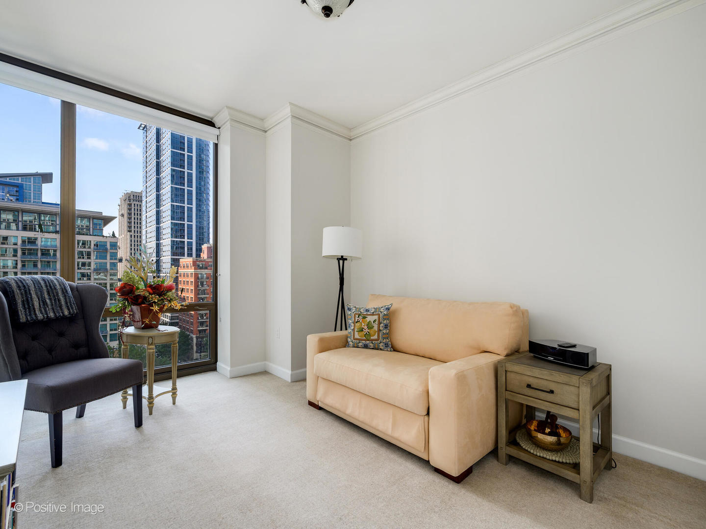 233 East 13th Street, Unit 1209 Chicago, IL 60605 - Photo 21 of 28 a living room with furniture and a potted plant