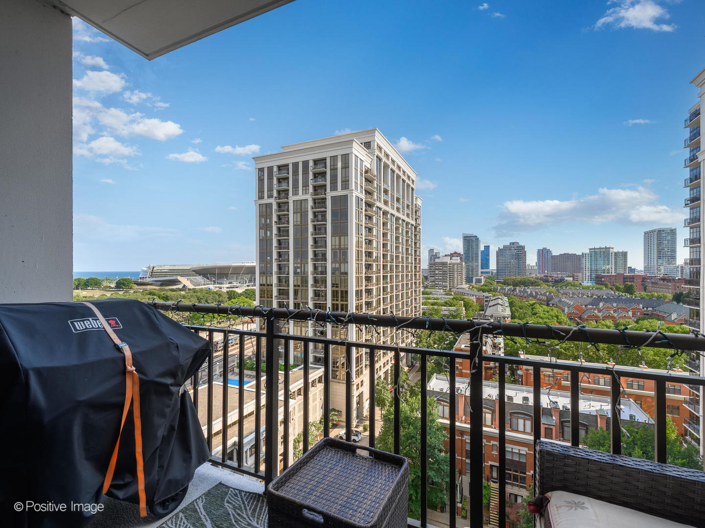 233 East 13th Street, Unit 1209 Chicago, IL 60605 - Photo 23 of 28 a view of city from balcony