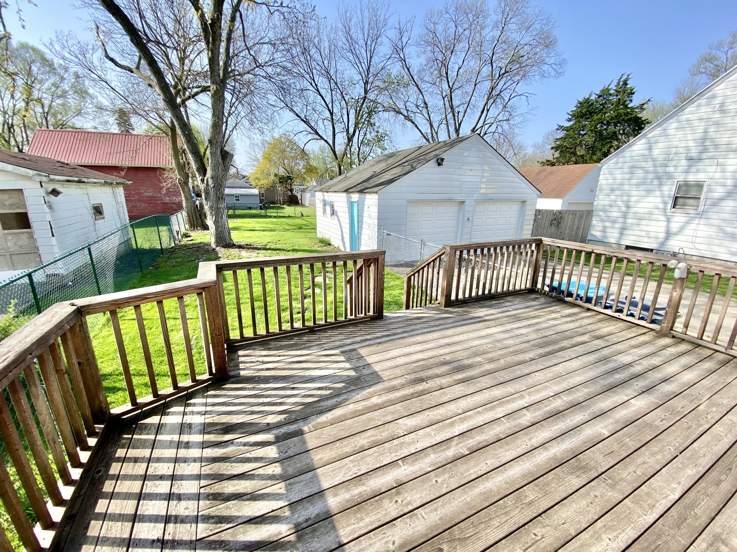 322 West Morgan Street Dixon, IL 61021 - Photo 3 of 20 a view of a wooden deck with a yard
