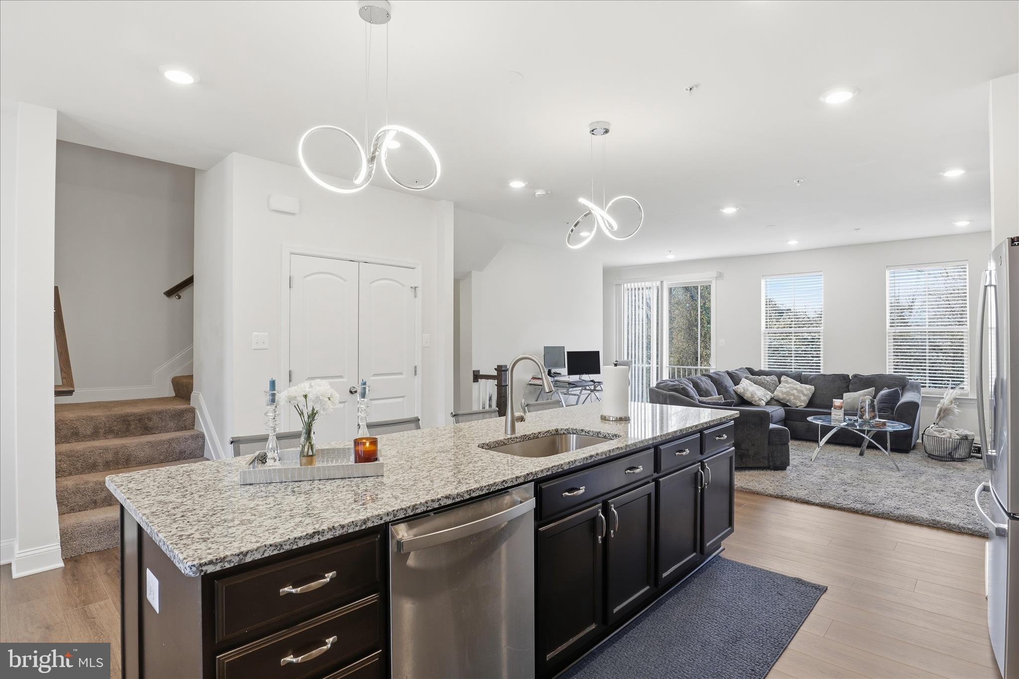16416 Fife Way Bowie, MD 20716 - Photo 13 of 43 a large kitchen with a counter top space