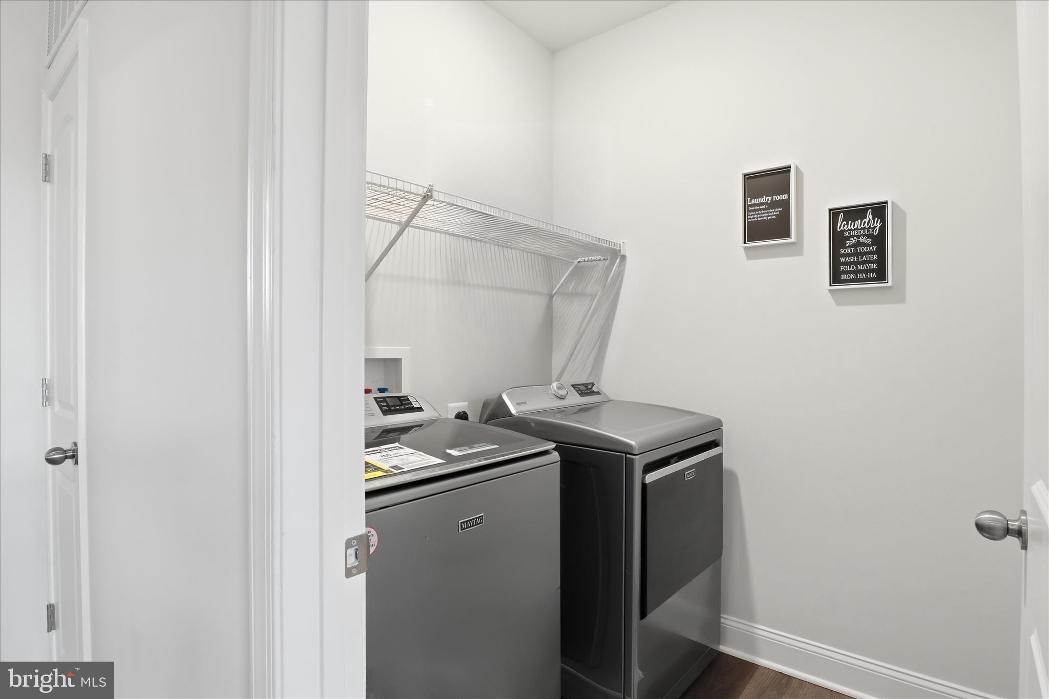 16416 Fife Way Bowie, MD 20716 - Photo 29 of 43 a utility room with dryer and washer