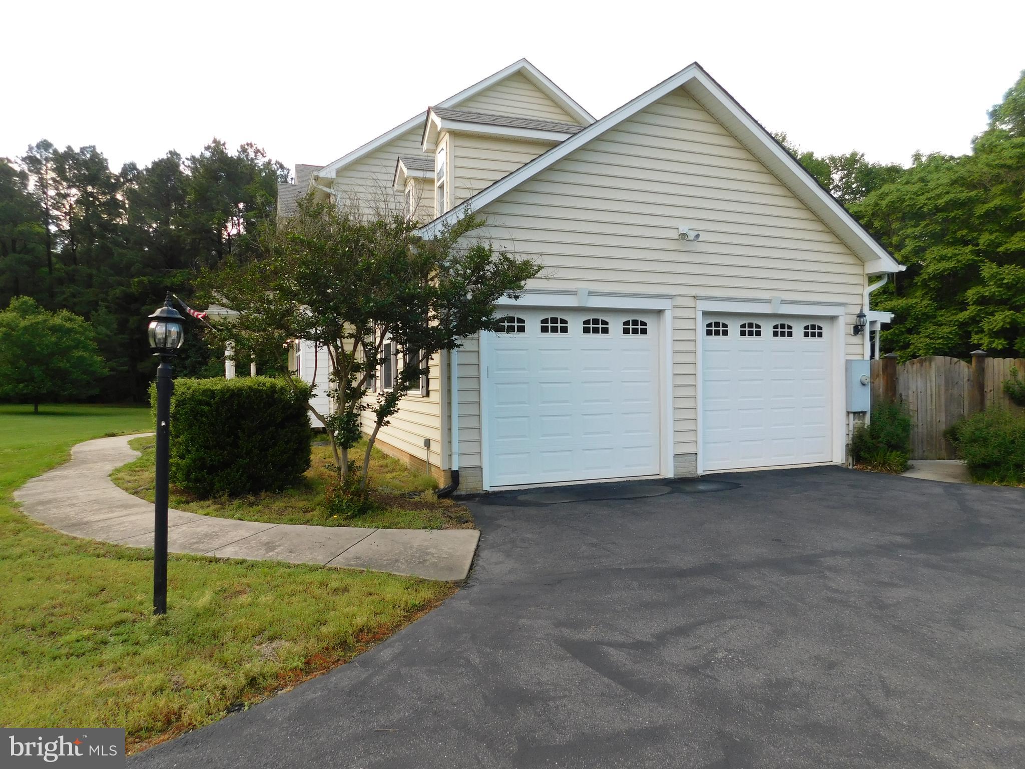 Two Car Side-Load  Garage
