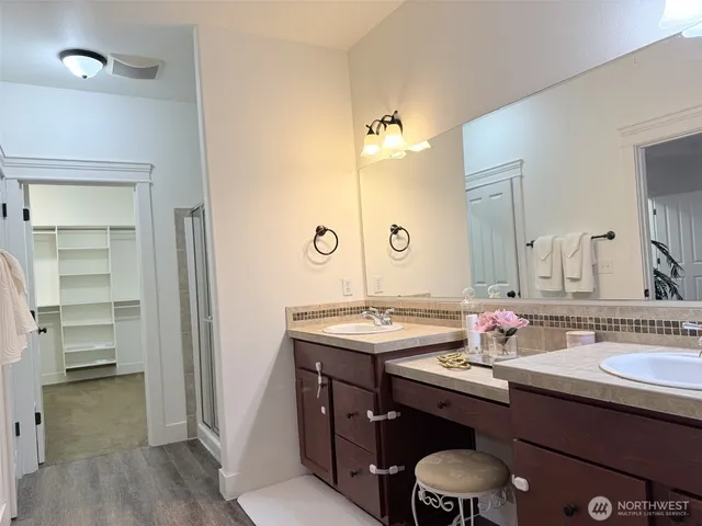 a view of a golf course with a lake