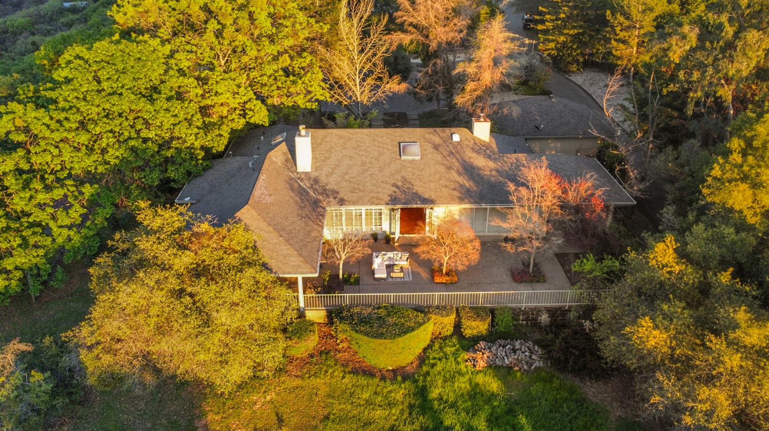16029 Butte Mountain Road Jackson, CA 95642 - Photo 80 of 89 aerial view of a house with a yard
