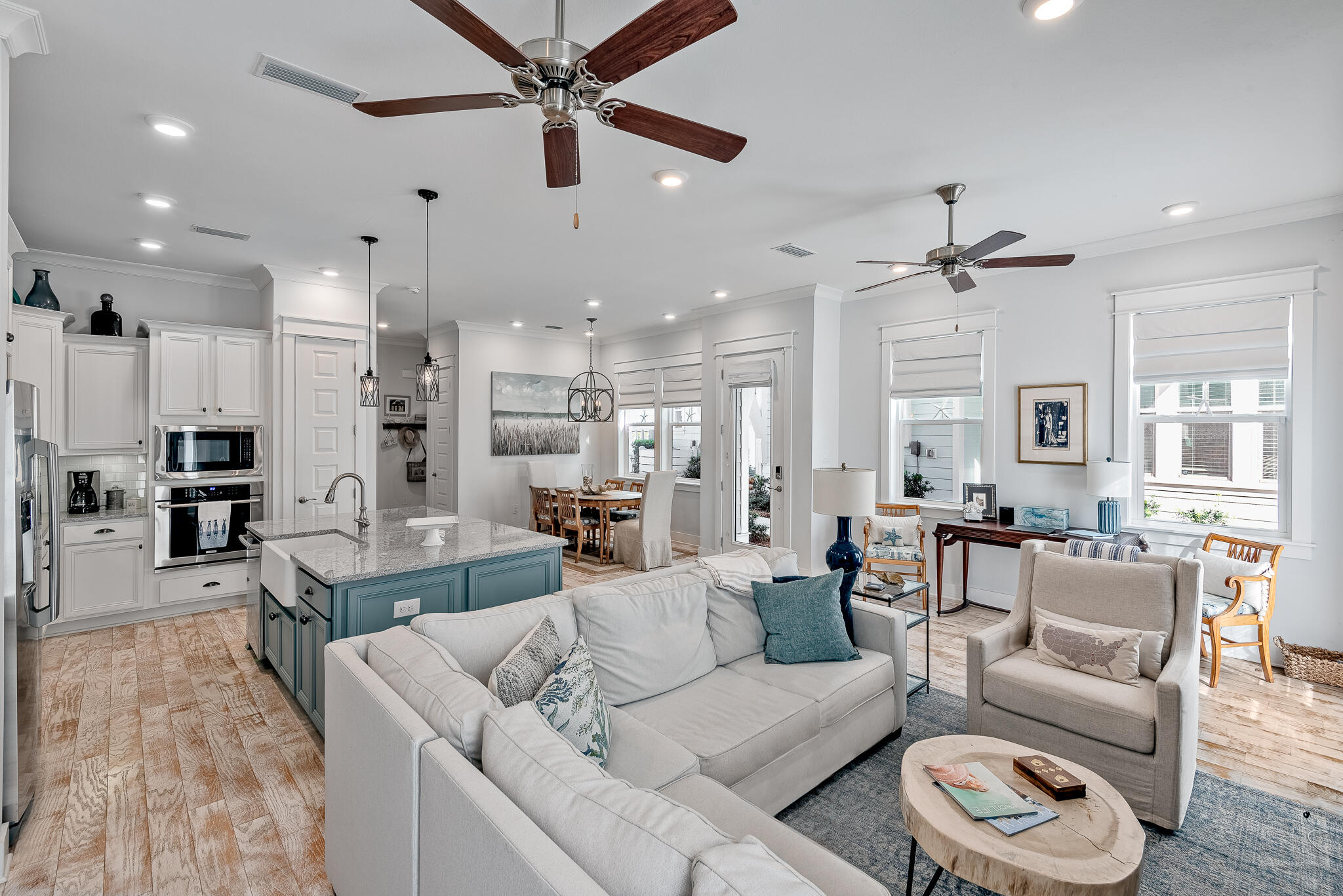 Undisclosed Address Inlet Beach, FL 32461 - Photo 3 of 25 a living room with furniture and a view of kitchen