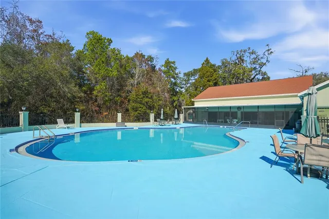 a view of outdoor space yard swimming pool and patio