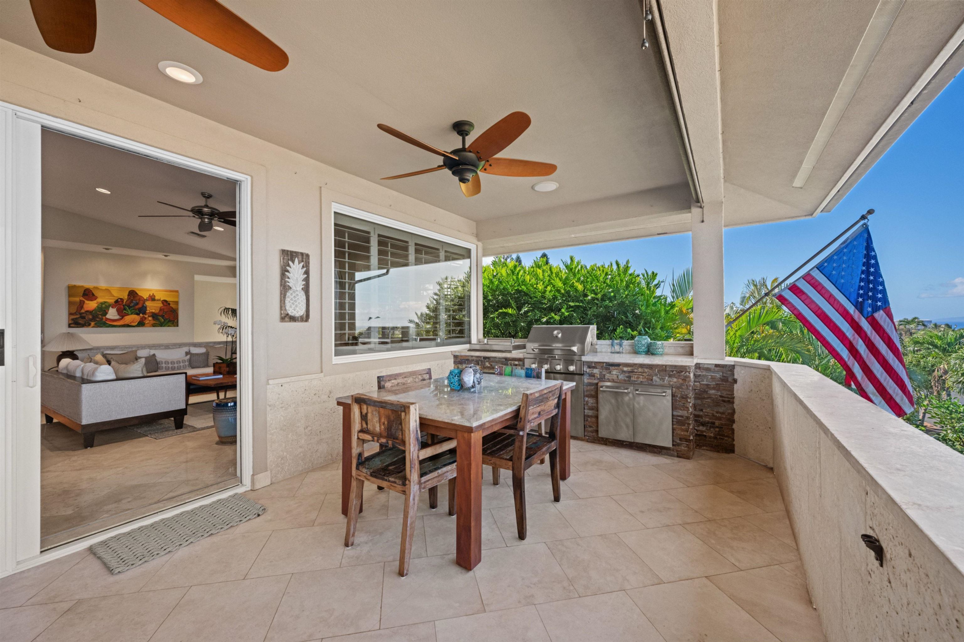 17 Kahana Ridge Place Lahaina, HI 96761 - Photo 16 of 50 a dining room with furniture and window