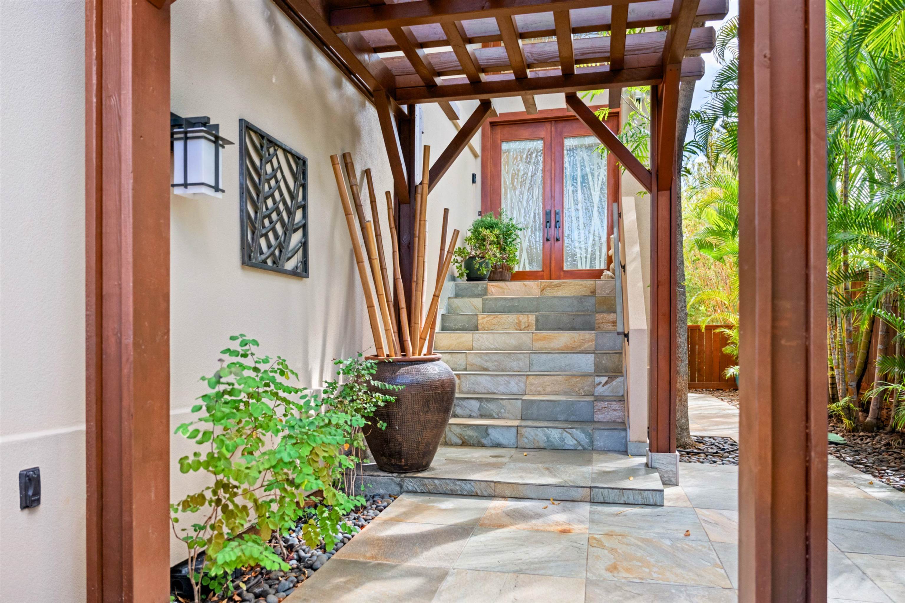 17 Kahana Ridge Place Lahaina, HI 96761 - Photo 45 of 50 a view of entrance gate of the house