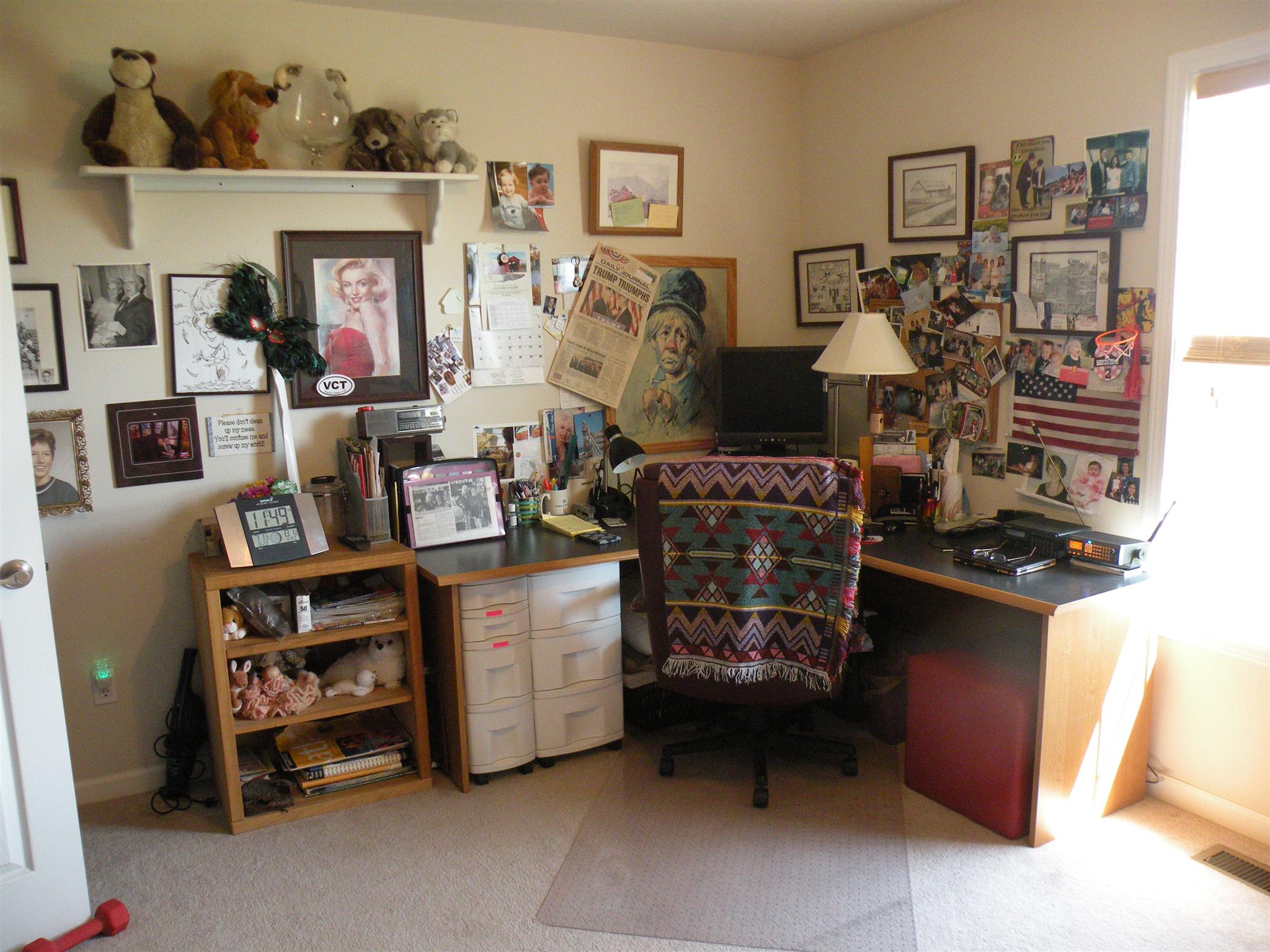 5966 Fred Perry Road Springfield, TN 37172 - Photo 14 of 24 Secondary bedroom being used as an office. Walk in closet.