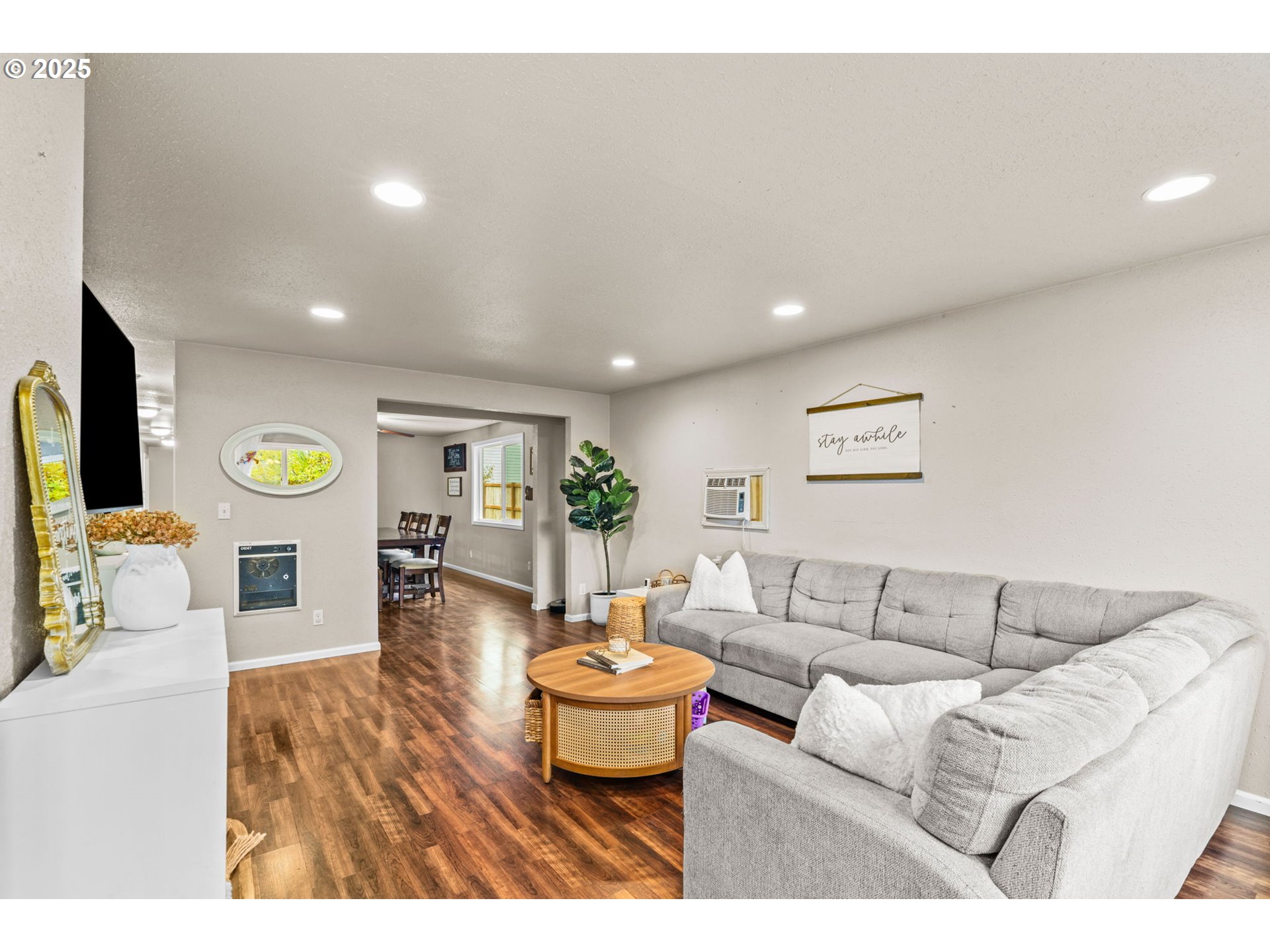 2945 Hayden Bridge Road Springfield, OR 97477 - Photo 4 of 46 a living room with furniture and a wooden floor