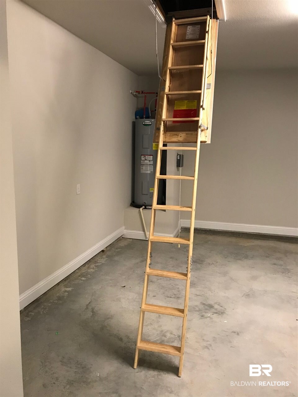 15490 Troon Drive Foley, AL 36535 - Photo 24 of 28 Garage-Attic Stairs