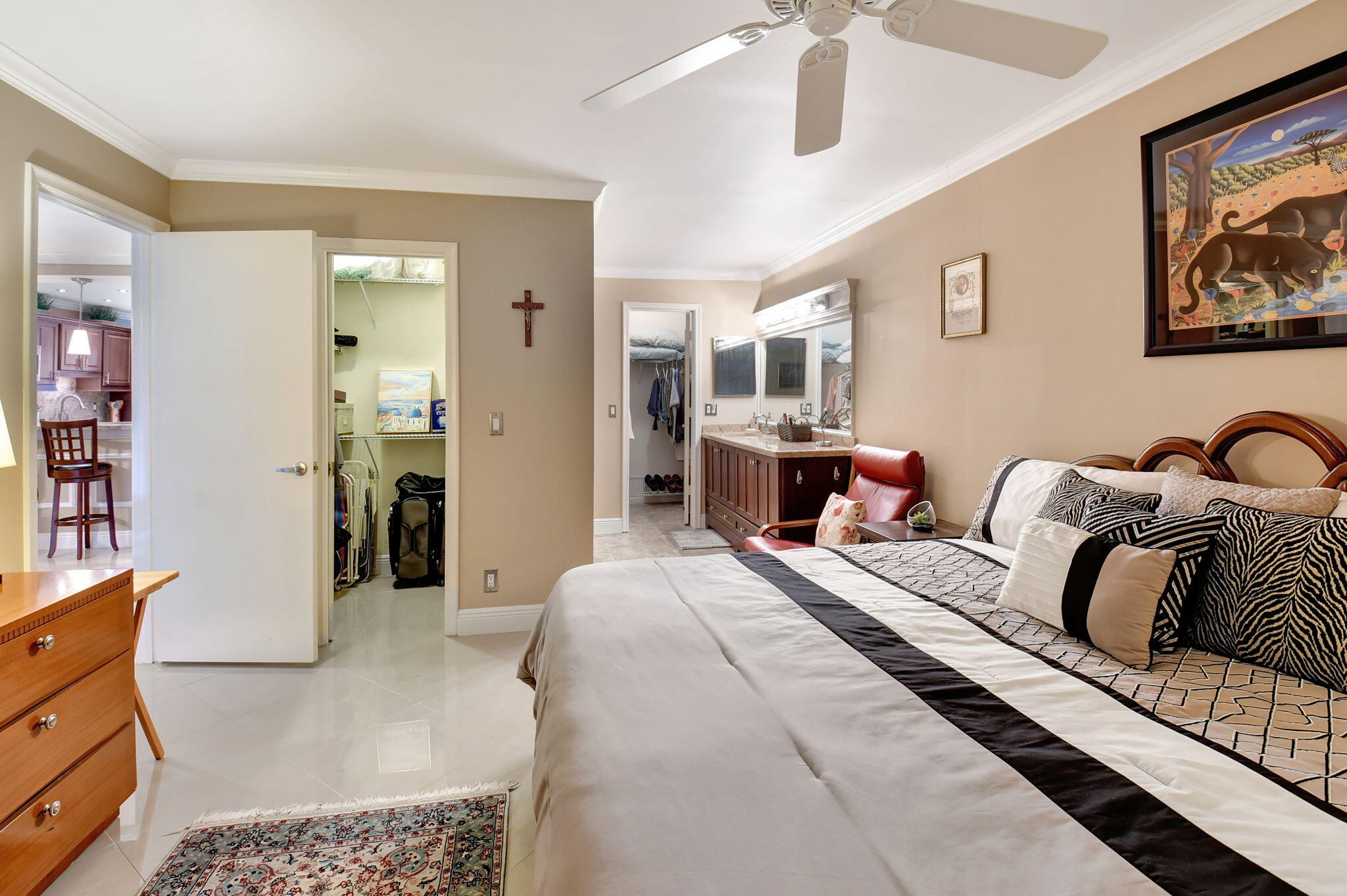 2721 Southwest 15th Street, Unit 203 Delray Beach, FL 33445 - Photo 20 of 55 a bedroom with furniture and a rug