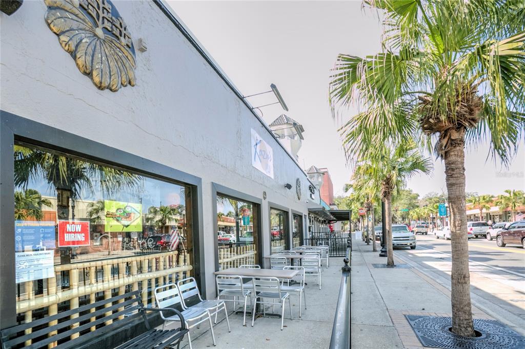 5701 Mossberg Drive New Port Richey, FL 34655 - Photo 57 of 58 a building outdoor space with patio furniture and potted plants