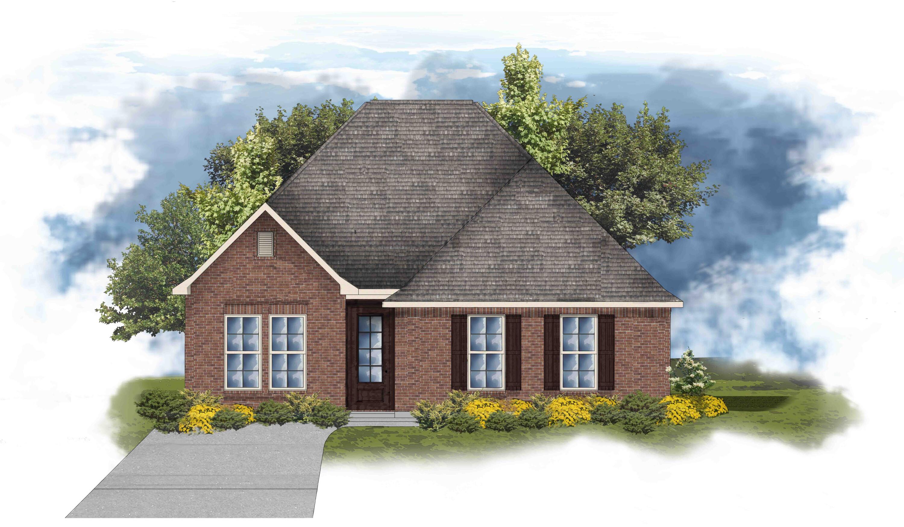 164 Splendor Run Ponce de Leon, FL 32455 - Photo 2 of 3 a front view of a house with a yard and outdoor seating