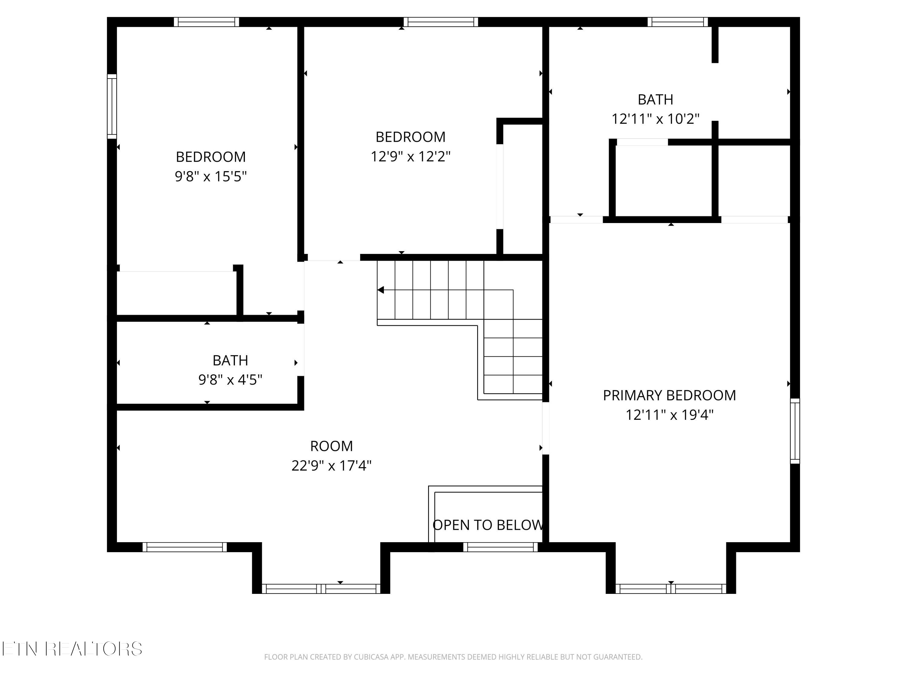 3772 Chilly Springs Road Maryville, TN 37803 - Photo 55 of 56 Upper Level Layout