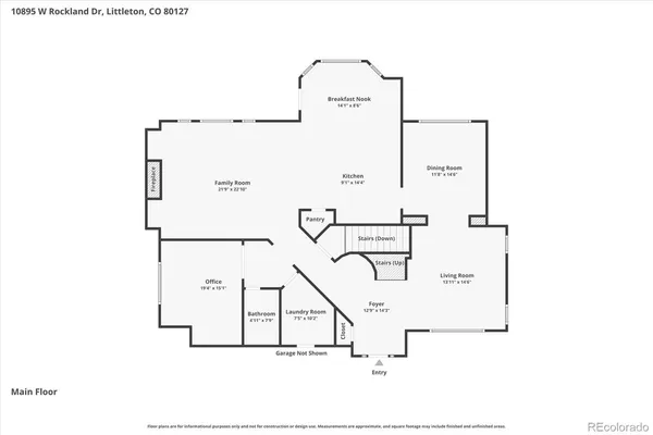a picture of a floor plan