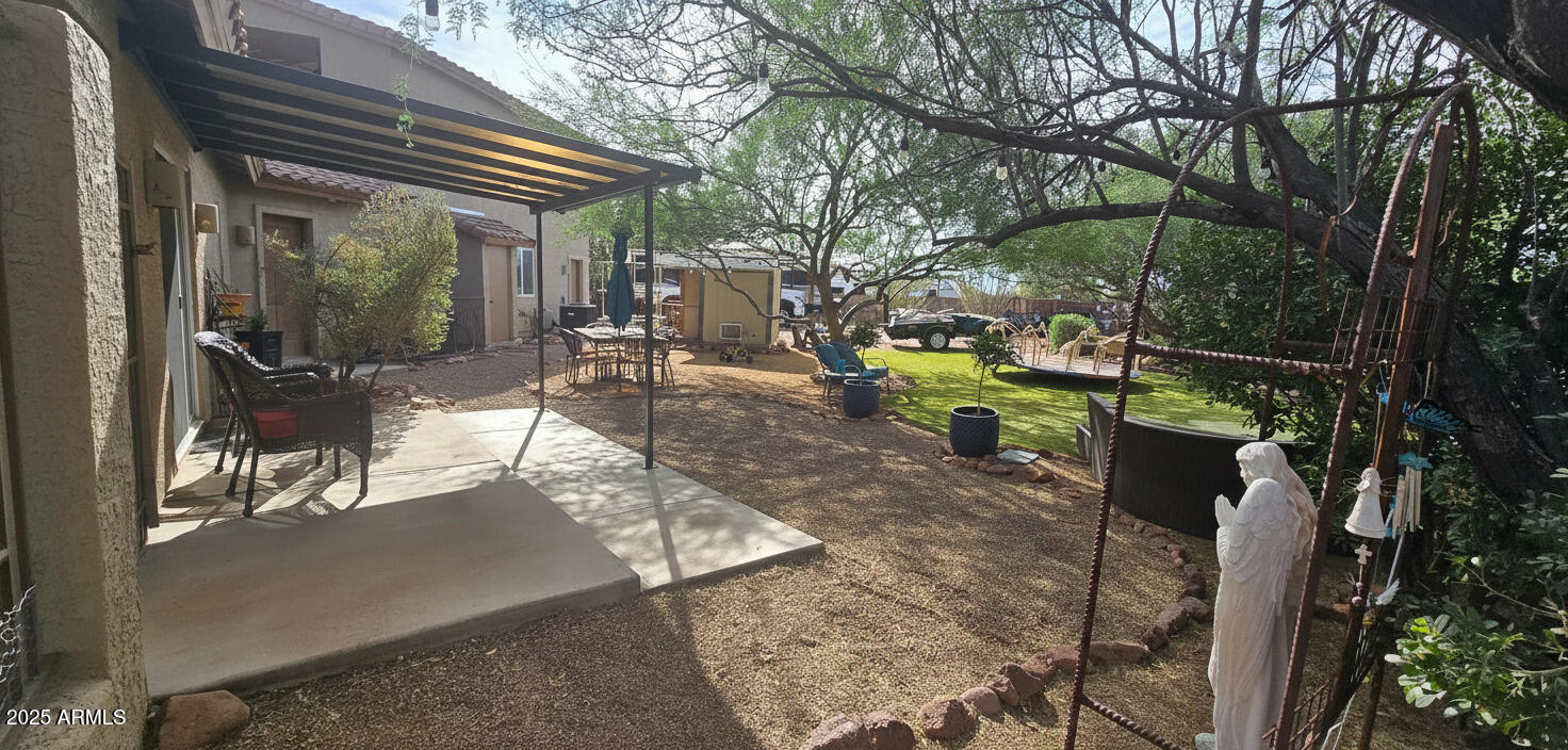 1502 South Prospectors Road Apache Junction, AZ 85119 - Photo 68 of 77 Backyard Patio