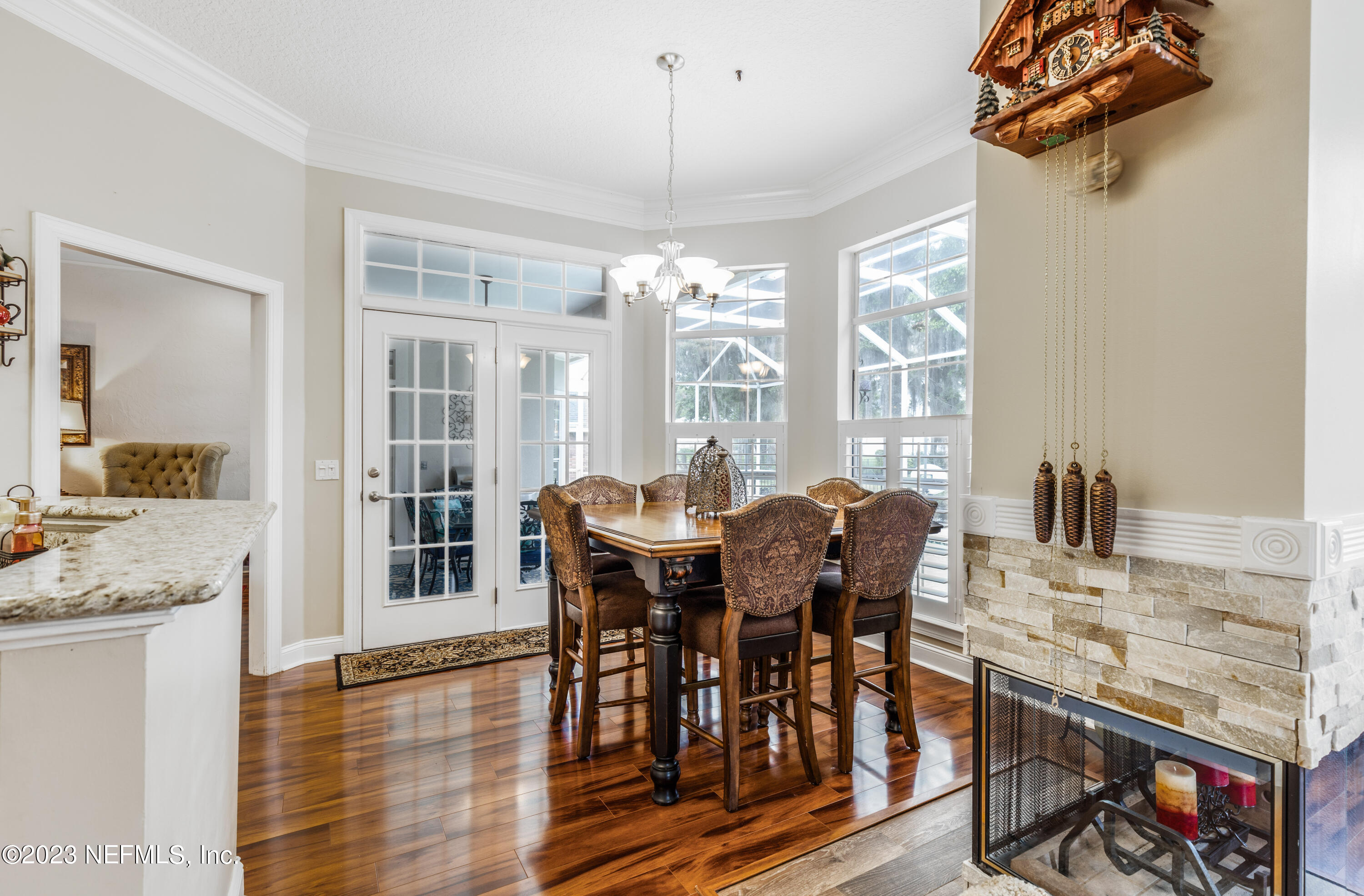 729 Cherry Grove Road Orange Park, FL 32073 - Photo 12 of 47 a view of a dining room with furniture window and outside view