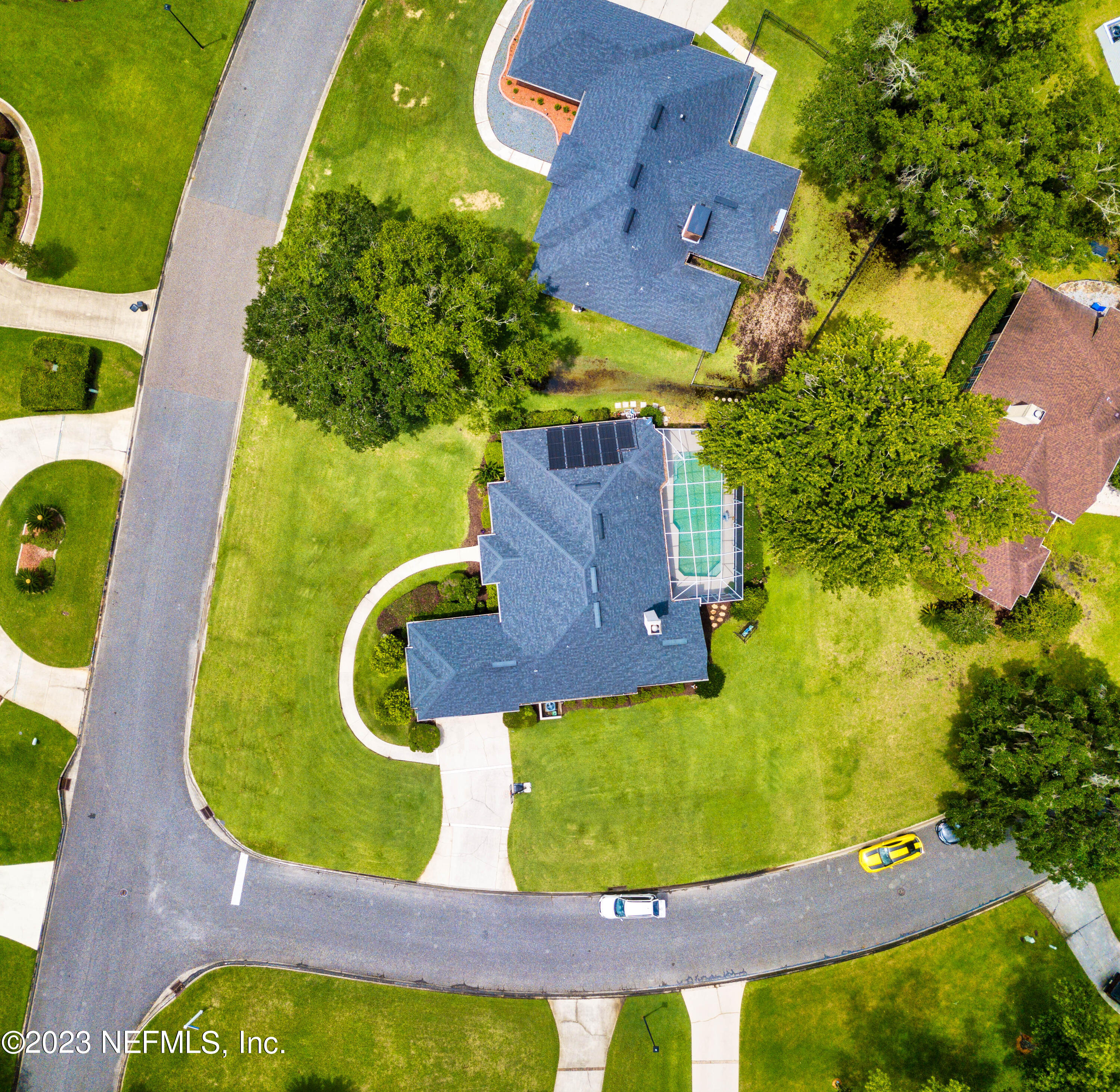 729 Cherry Grove Road Orange Park, FL 32073 - Photo 36 of 47 an aerial view of a house