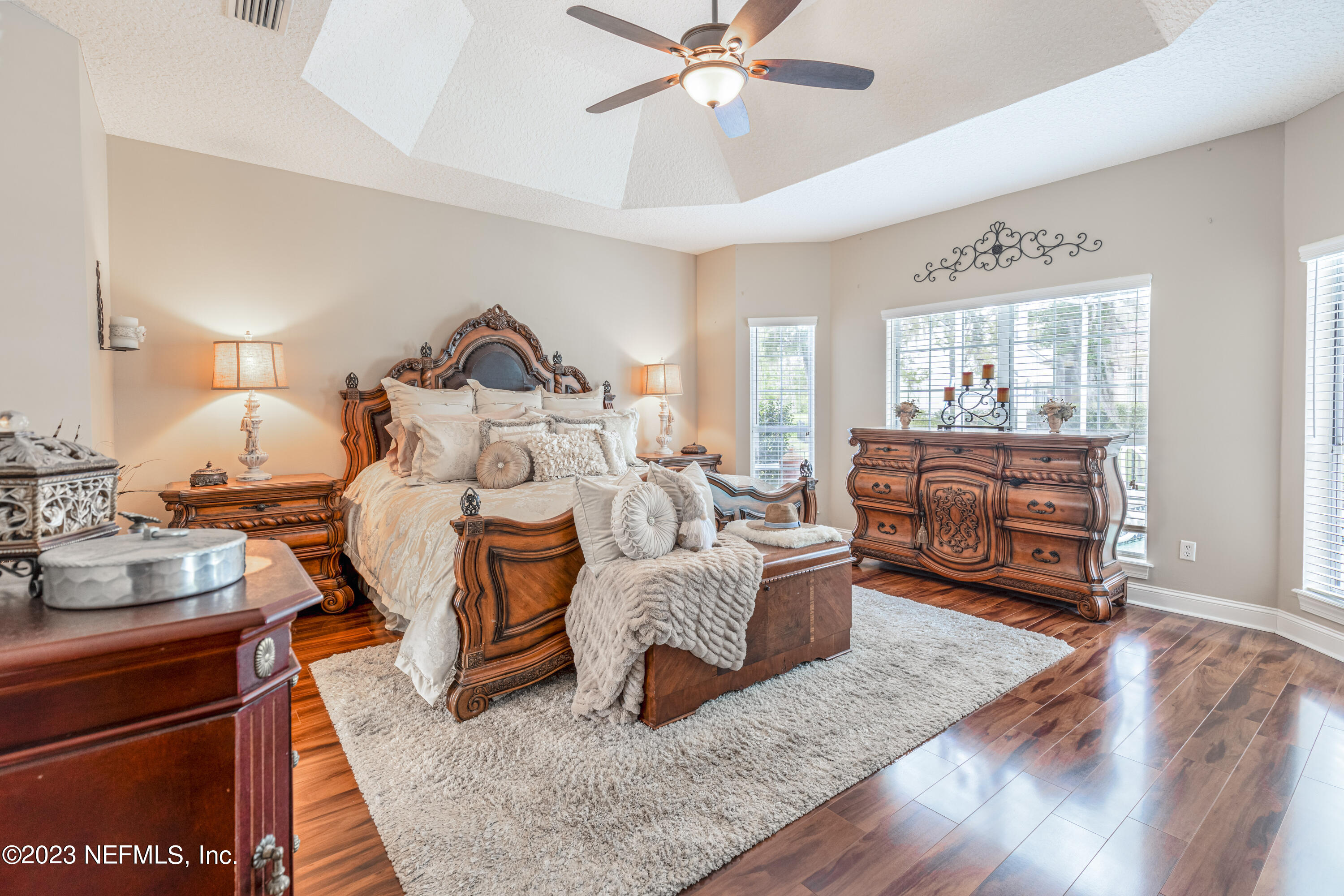 729 Cherry Grove Road Orange Park, FL 32073 - Photo 4 of 47 a living room with furniture and wooden floor