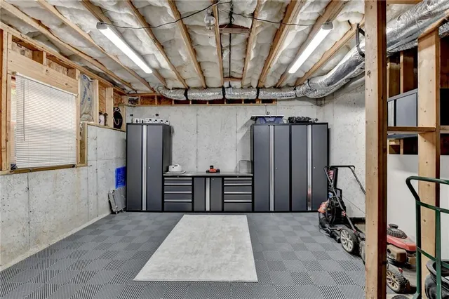 a view of a storage & utility room