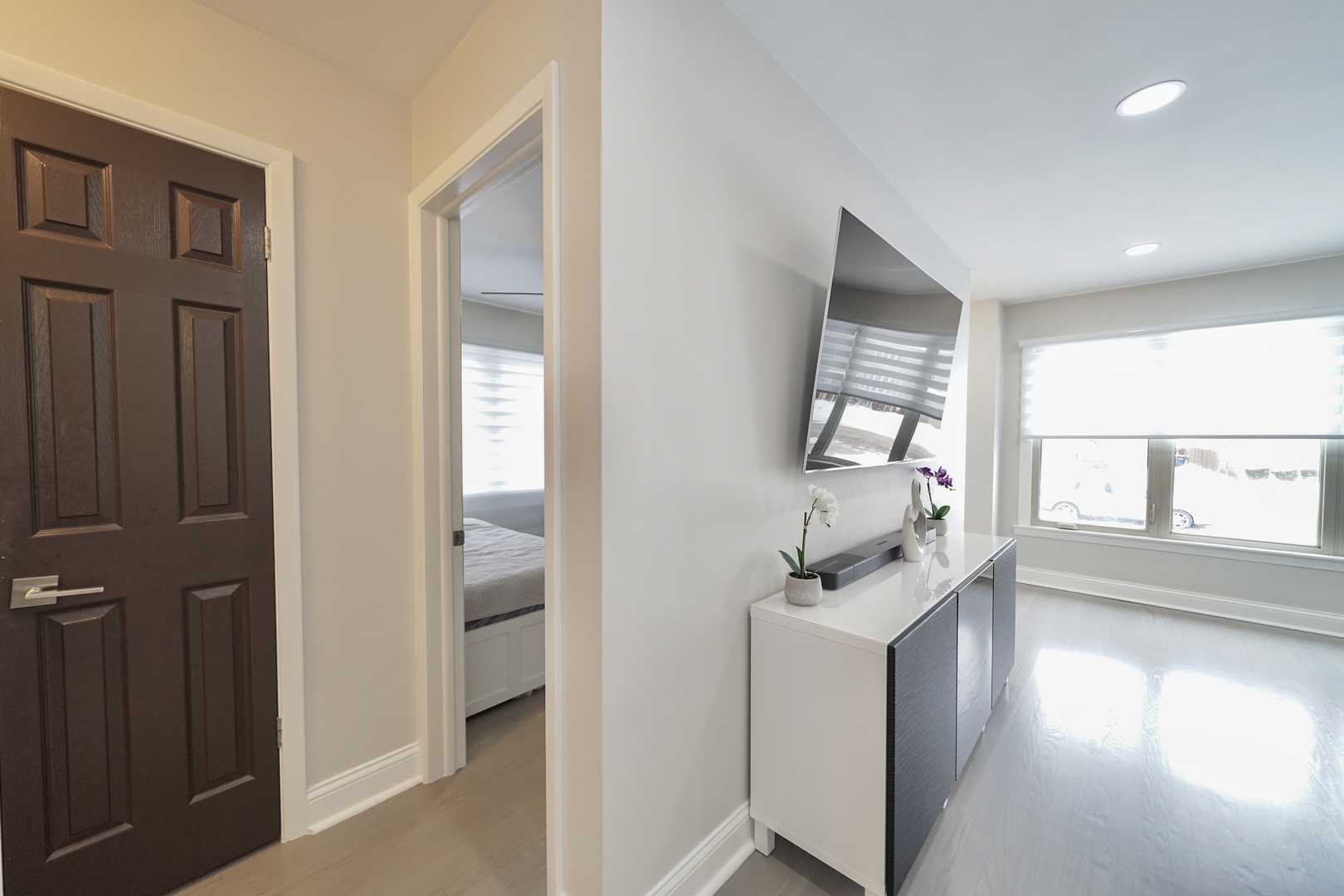 7122 Agatite Avenue Norridge, IL 60706 - Photo 12 of 64 a bathroom with a sink a window and a mirror