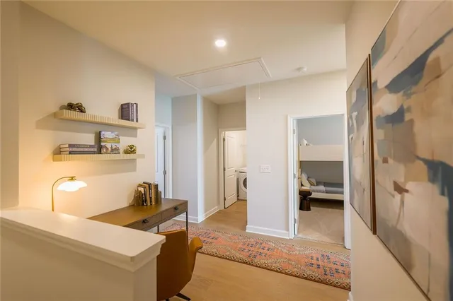 a view of a house with a backyard porch and sitting area