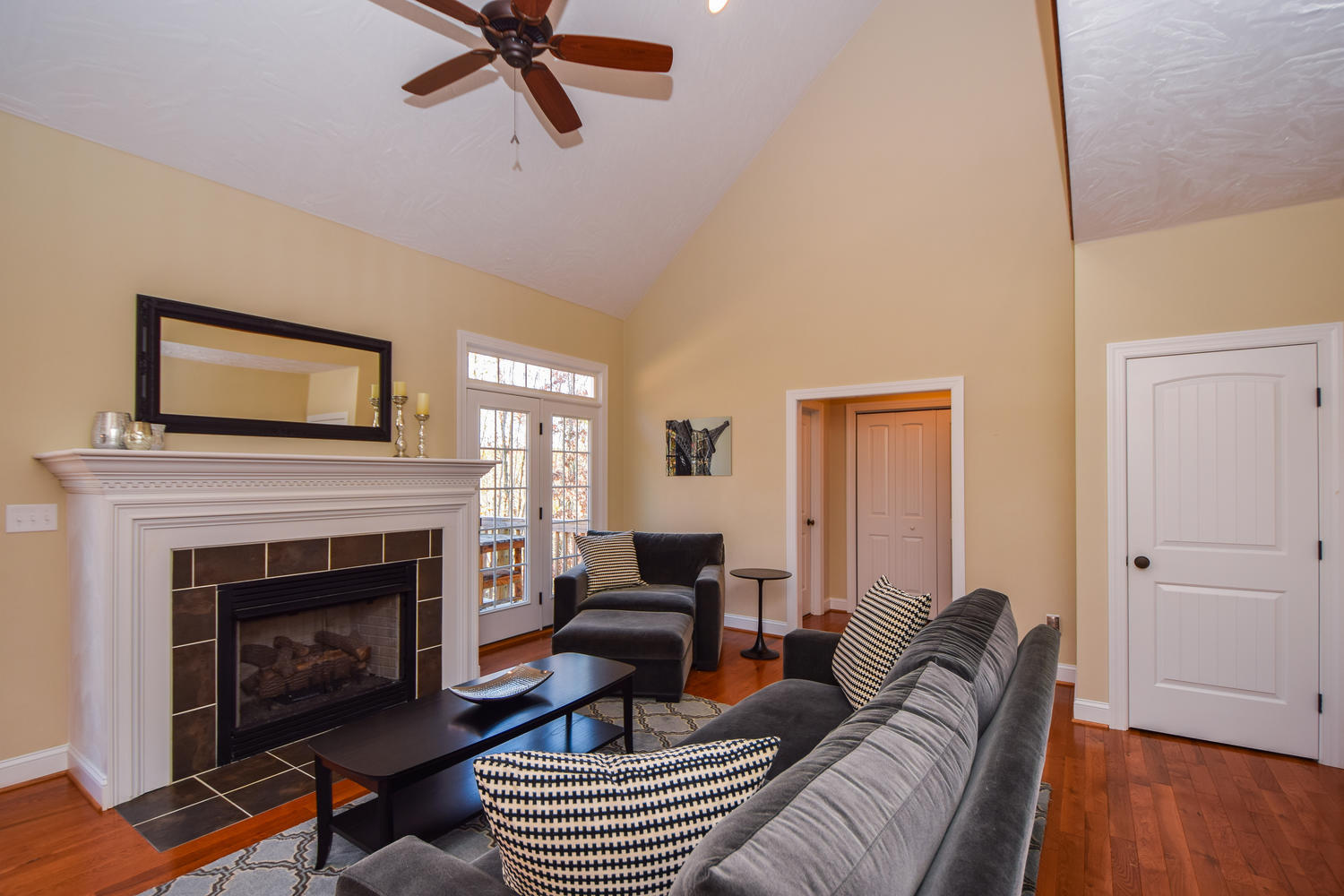 45 Turtle Rock Ridge Blue Ridge, VA 24064 - Photo 17 of 55 a living room with furniture and a fireplace