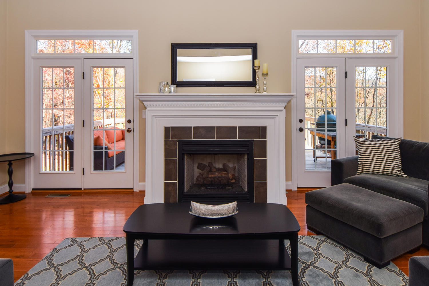 45 Turtle Rock Ridge Blue Ridge, VA 24064 - Photo 19 of 55 a living room with furniture and a fireplace