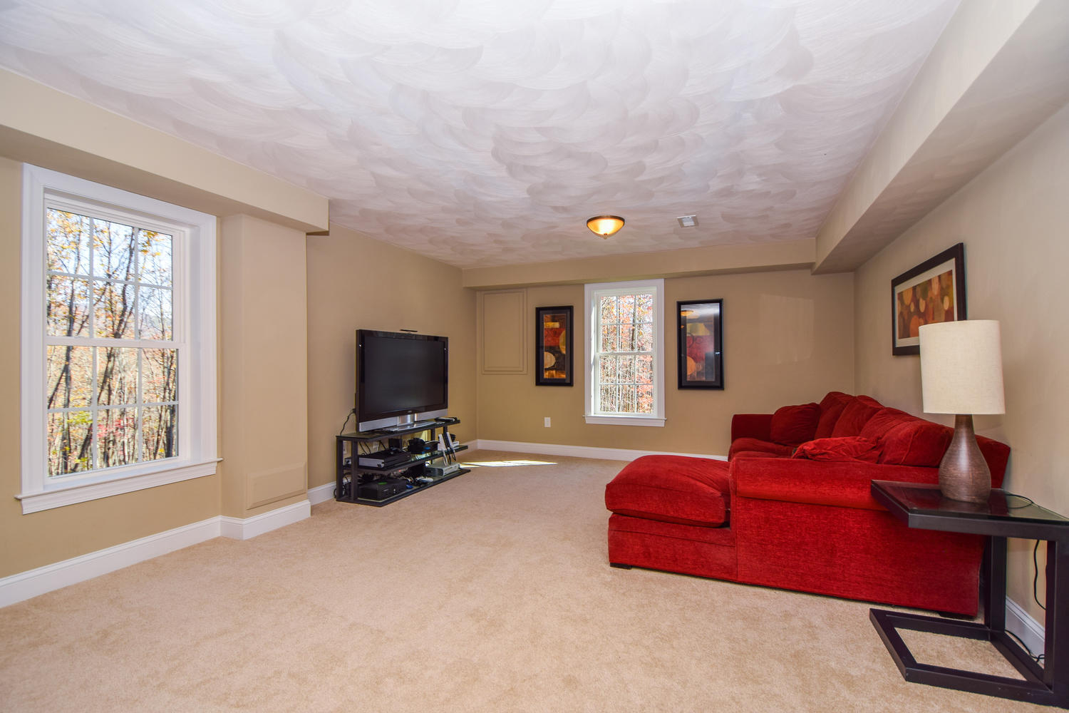 45 Turtle Rock Ridge Blue Ridge, VA 24064 - Photo 36 of 55 a living room with furniture and a flat screen tv