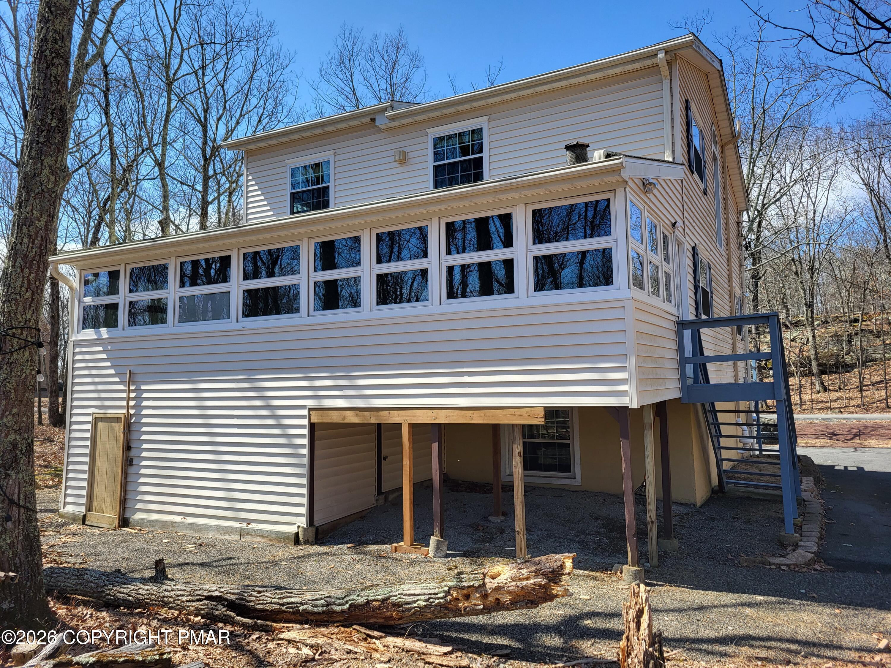 2014 Scarborough Way Bushkill, PA 18324 - Photo 2 of 82 a front view of a house with garden