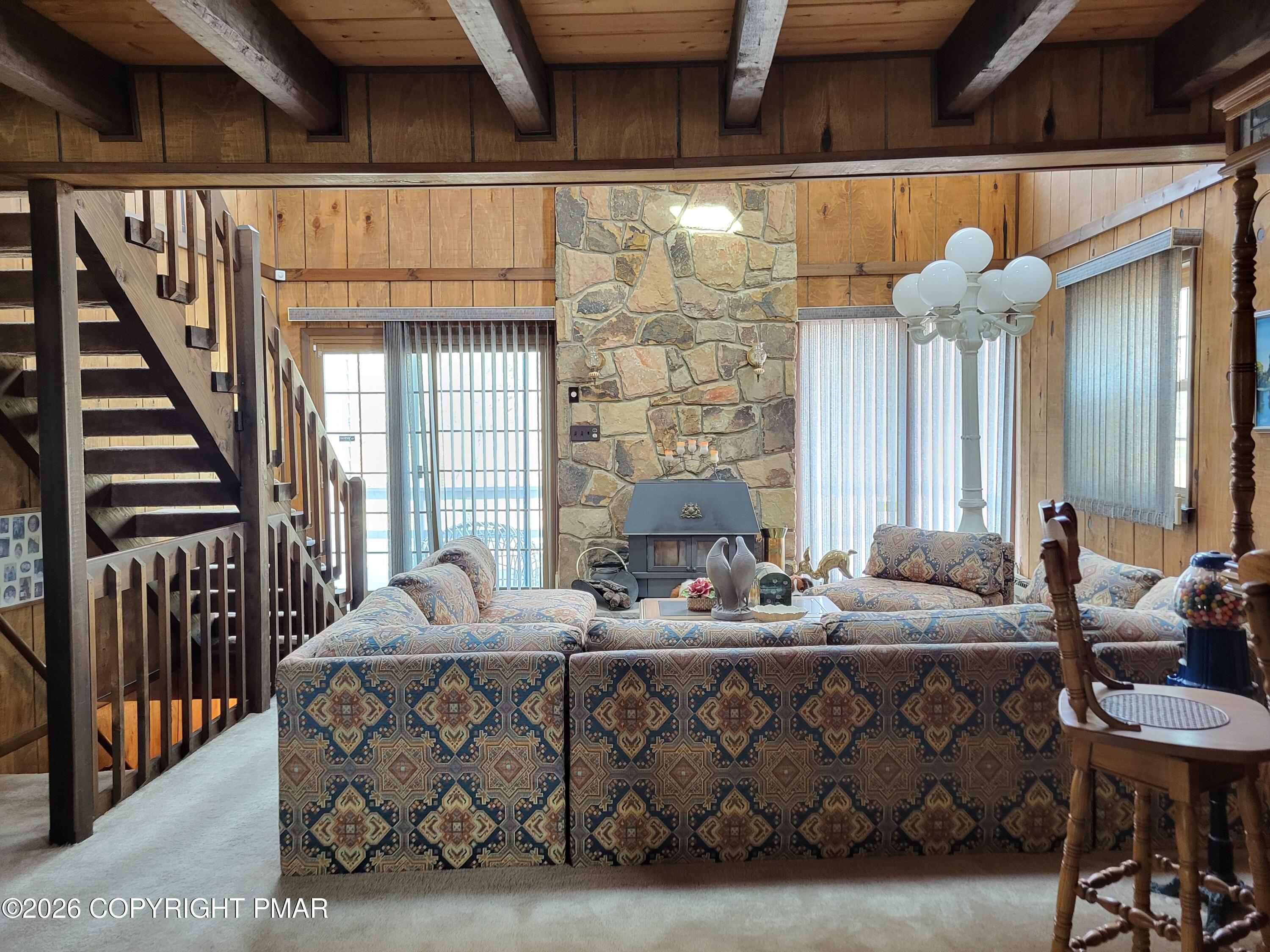 2014 Scarborough Way Bushkill, PA 18324 - Photo 21 of 82 a bedroom with furniture and a large window