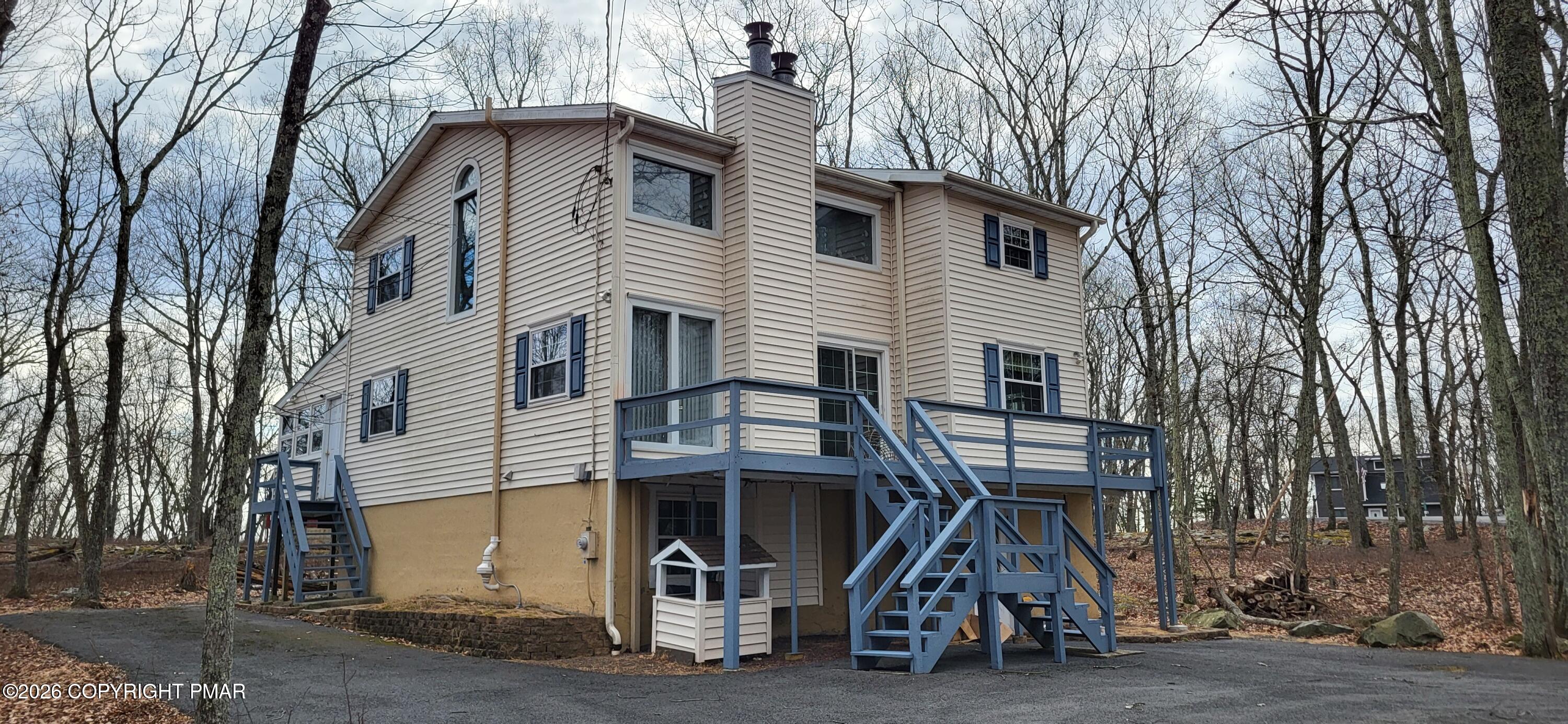 2014 Scarborough Way Bushkill, PA 18324 - Photo 50 of 82 a front view of a house with a yard