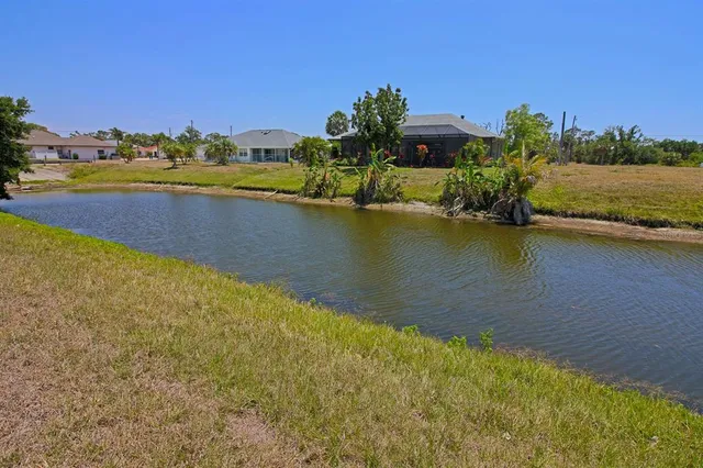 a view of a city with an ocean