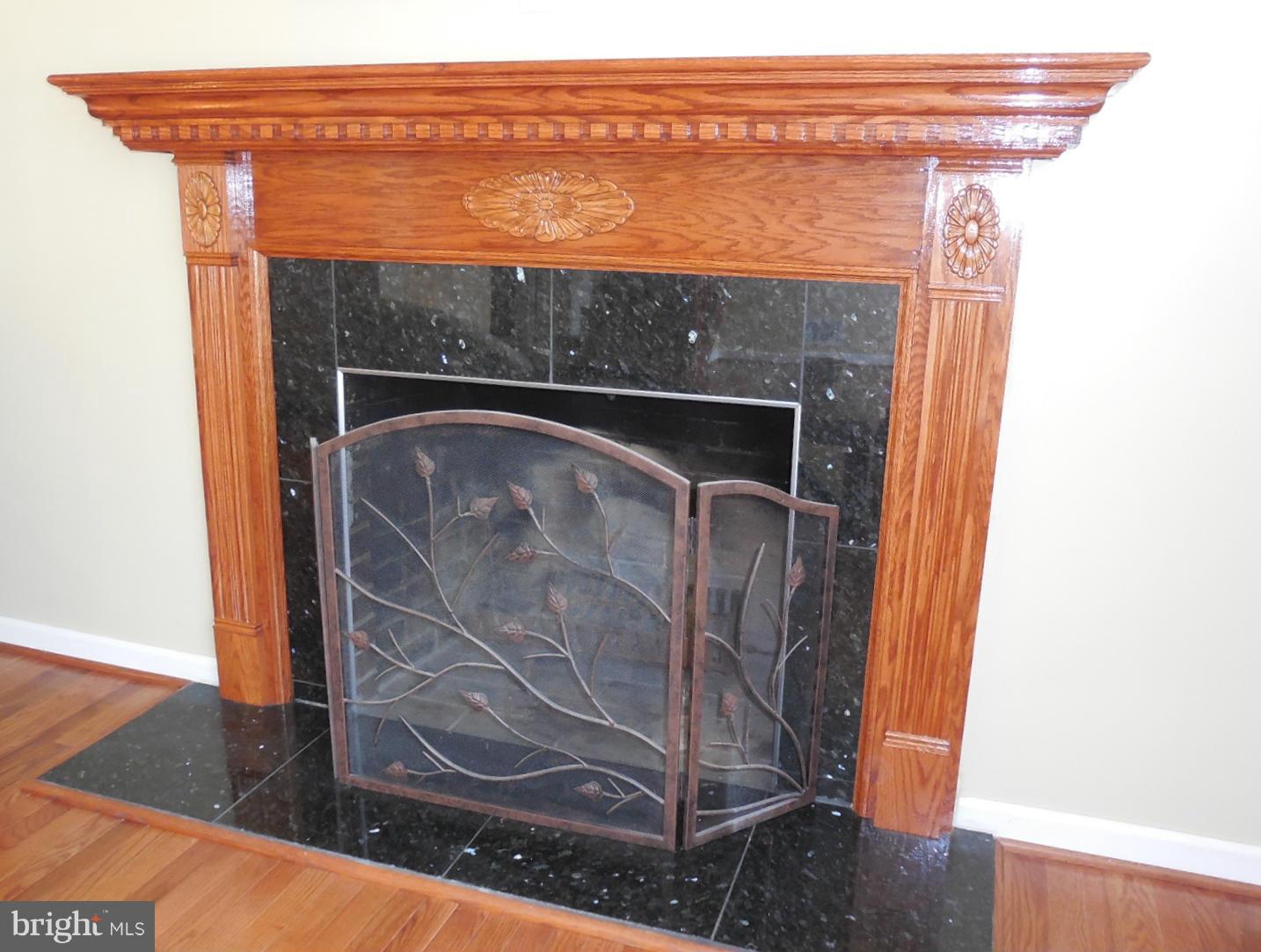 16 Felton Road Lutherville-Timonium, MD 21093 - Photo 5 of 30 Fireplace in living room with gorgeous wood mantle