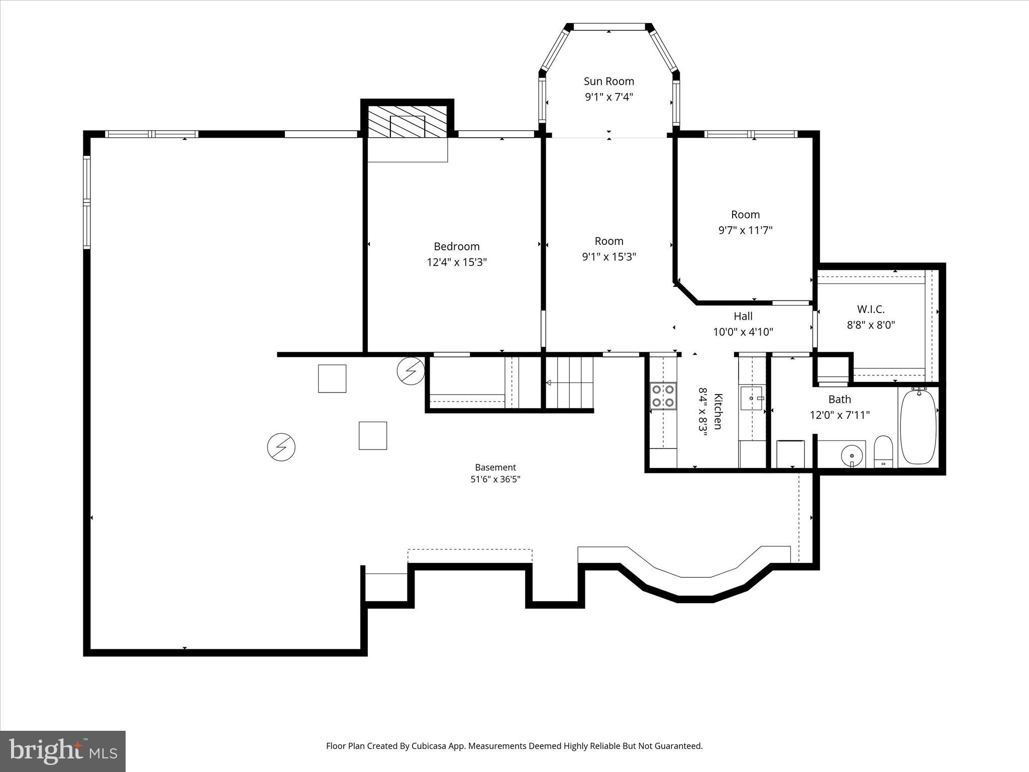 1051 Kelso Road Great Falls, VA 22066 - Photo 37 of 40 Basement floorplan