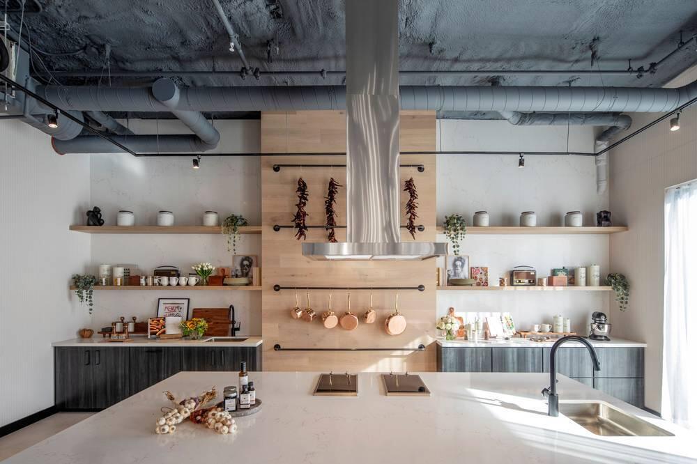 2150 North Miami Avenue, Unit W1120 Miami, FL 33127 - Photo 22 of 27 a kitchen with a stove and cabinets