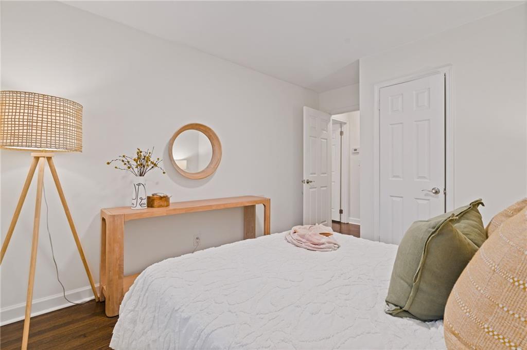 2226 Alpha Drive Decatur, GA 30032 - Photo 20 of 36 a bedroom with a bed and a table