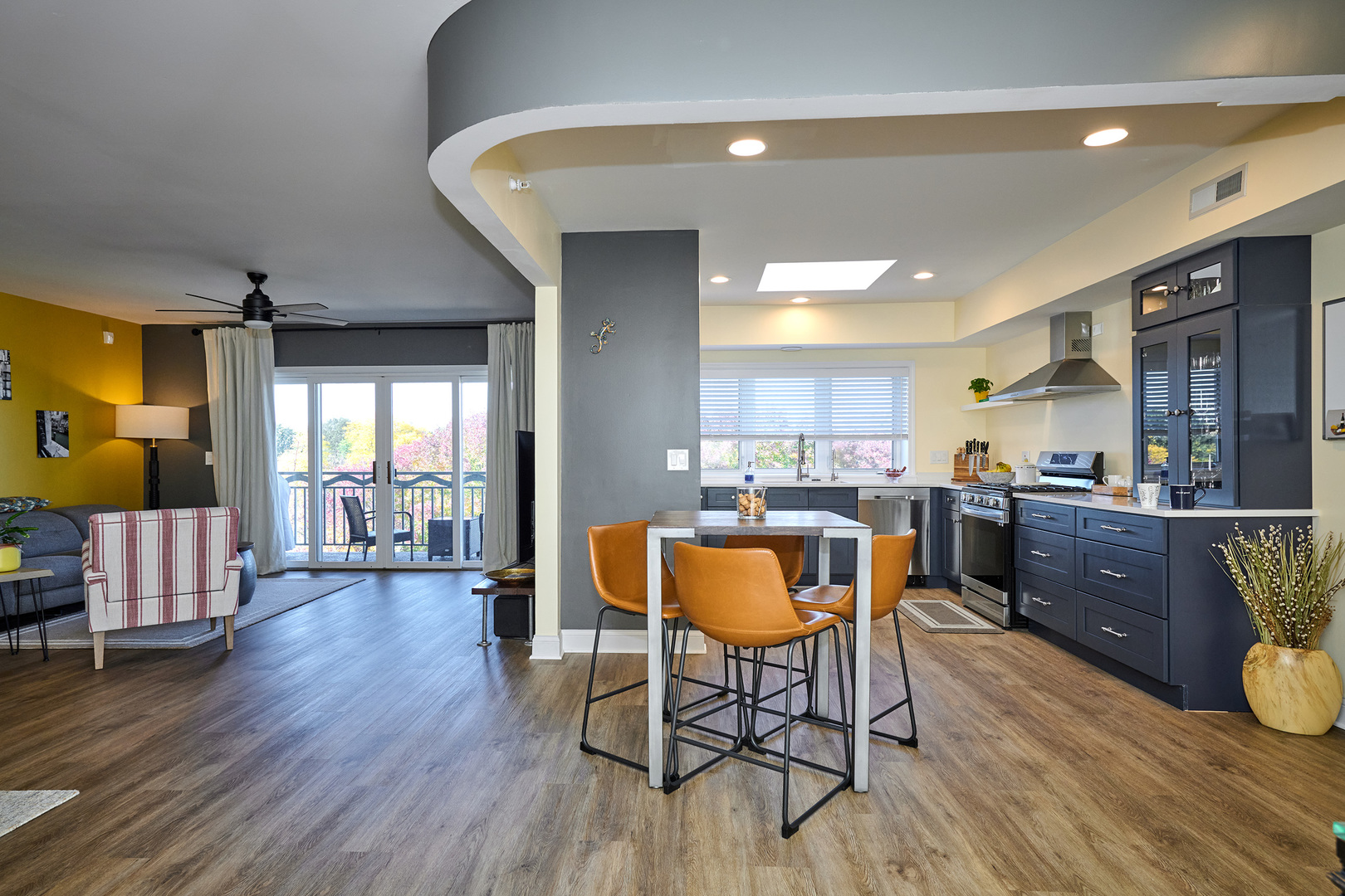740 Creekside Drive, Unit 510 Mount Prospect, IL 60056 - Photo 7 of 48 a view of a dining room with furniture and wooden floor