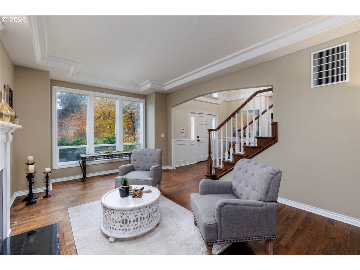 15540 Southwest Baker Lane Portland, OR 97224 - Photo 12 of 43 a living room with furniture and a large window