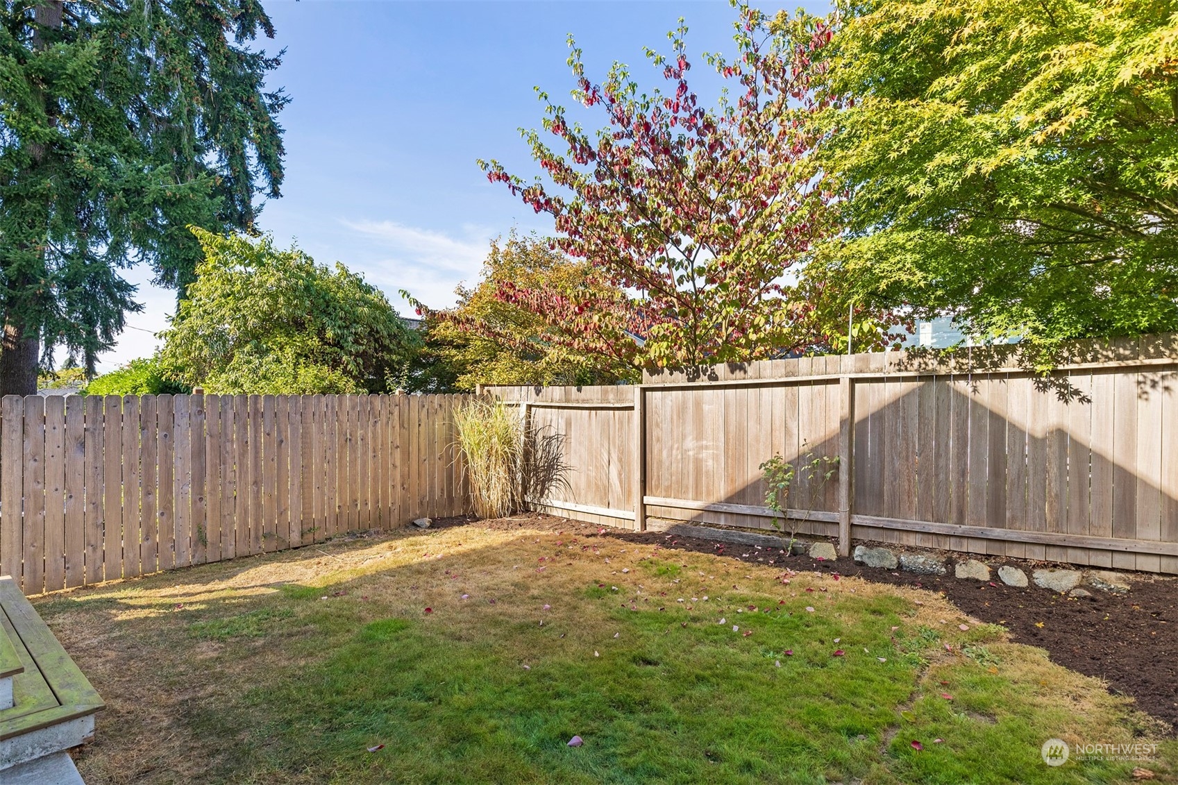 110 North 76th Street Seattle, WA 98103 - Photo 32 of 36 a backyard of a house with lots of green space