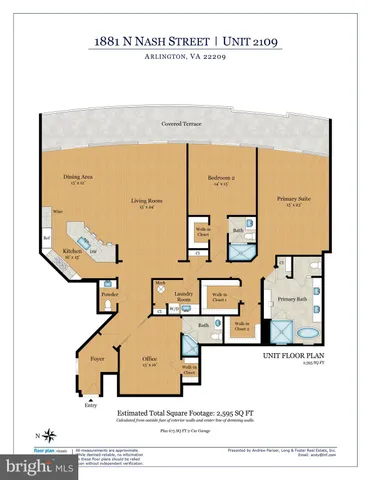 $2,950,000 | 1881 North Nash Street, Unit 2109, Arlington, VA 22209