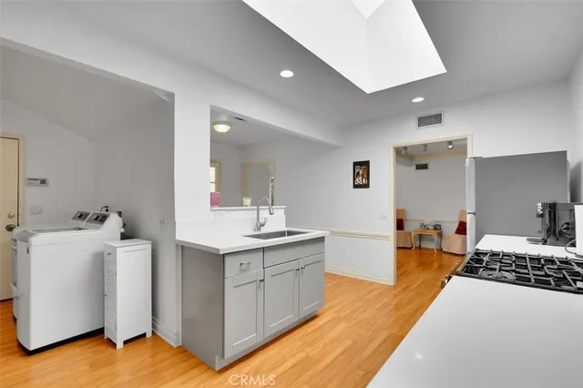 a very nice looking room with a large window