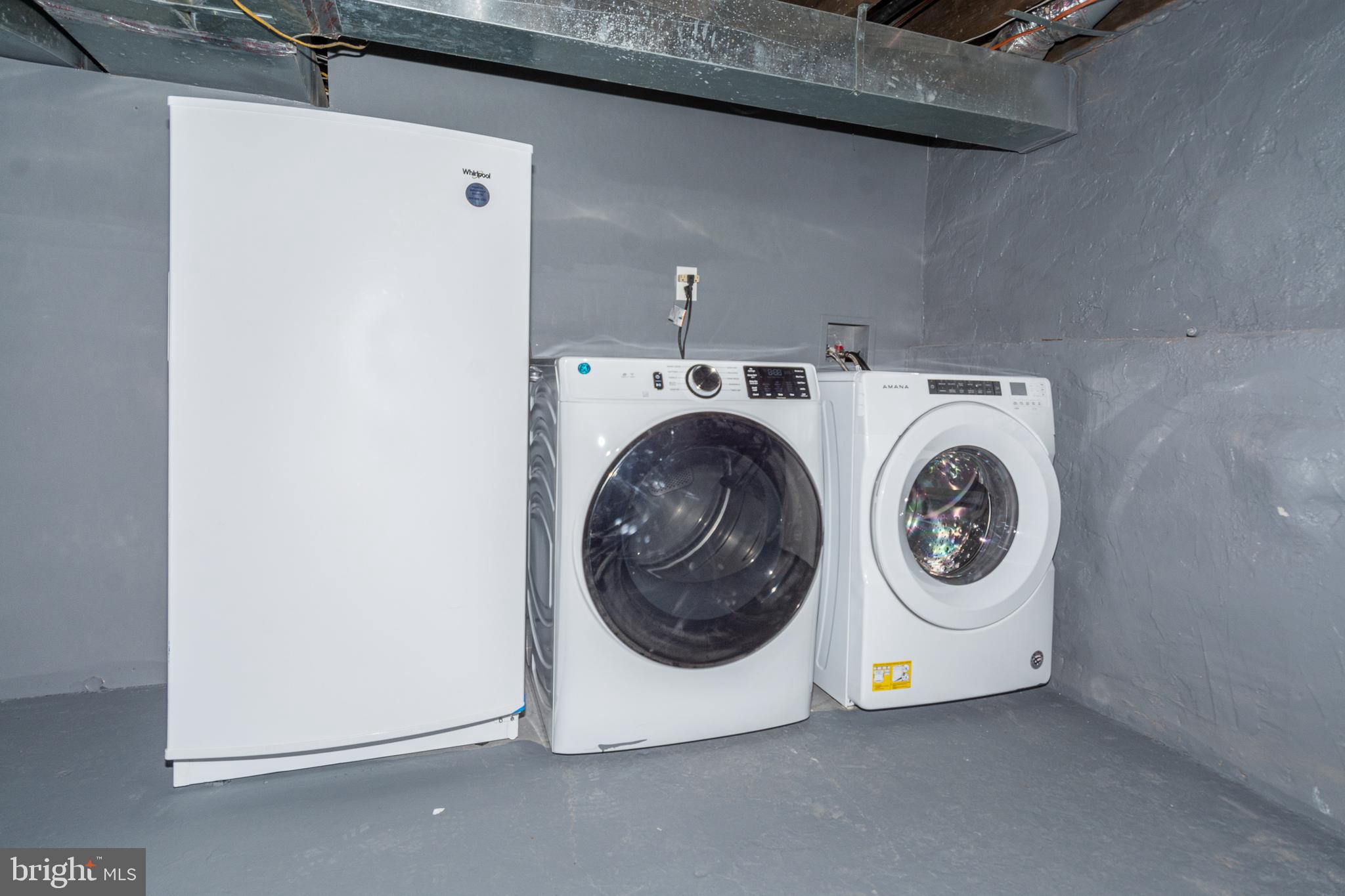 4414 Belair Road Baltimore, MD 21206 - Photo 37 of 55 lower level laundry w/freezer