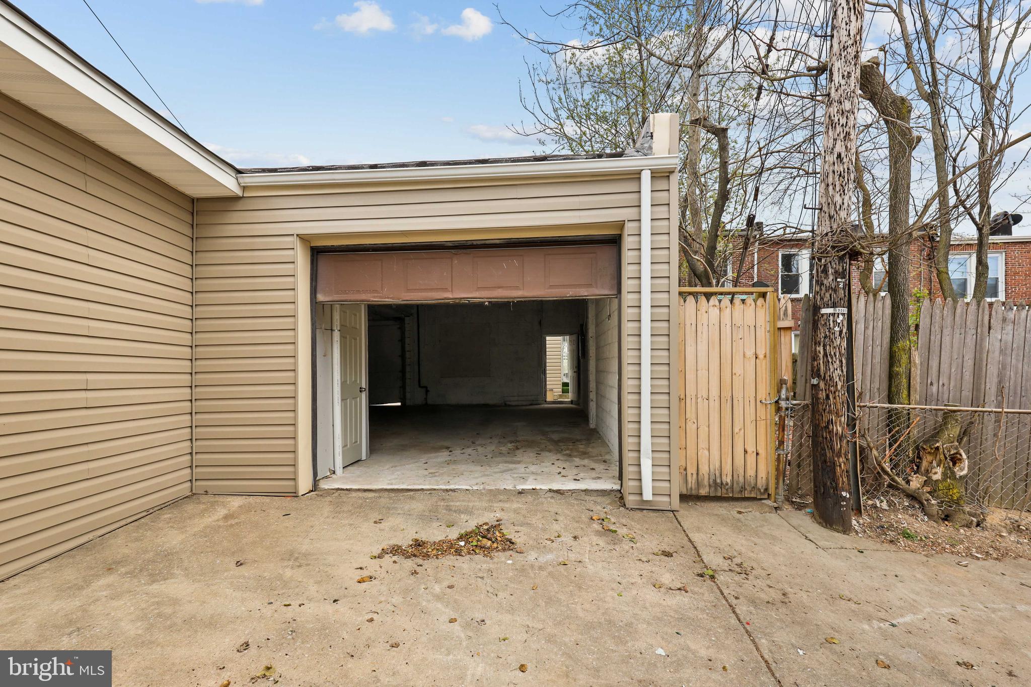 4414 Belair Road Baltimore, MD 21206 - Photo 52 of 55 front garage entrance