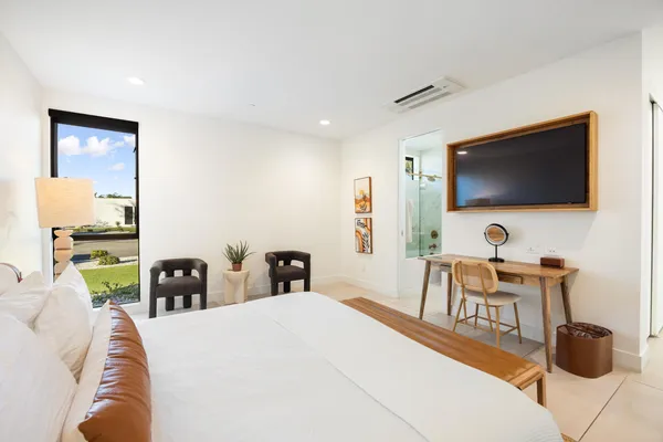 a view of a walk in closet