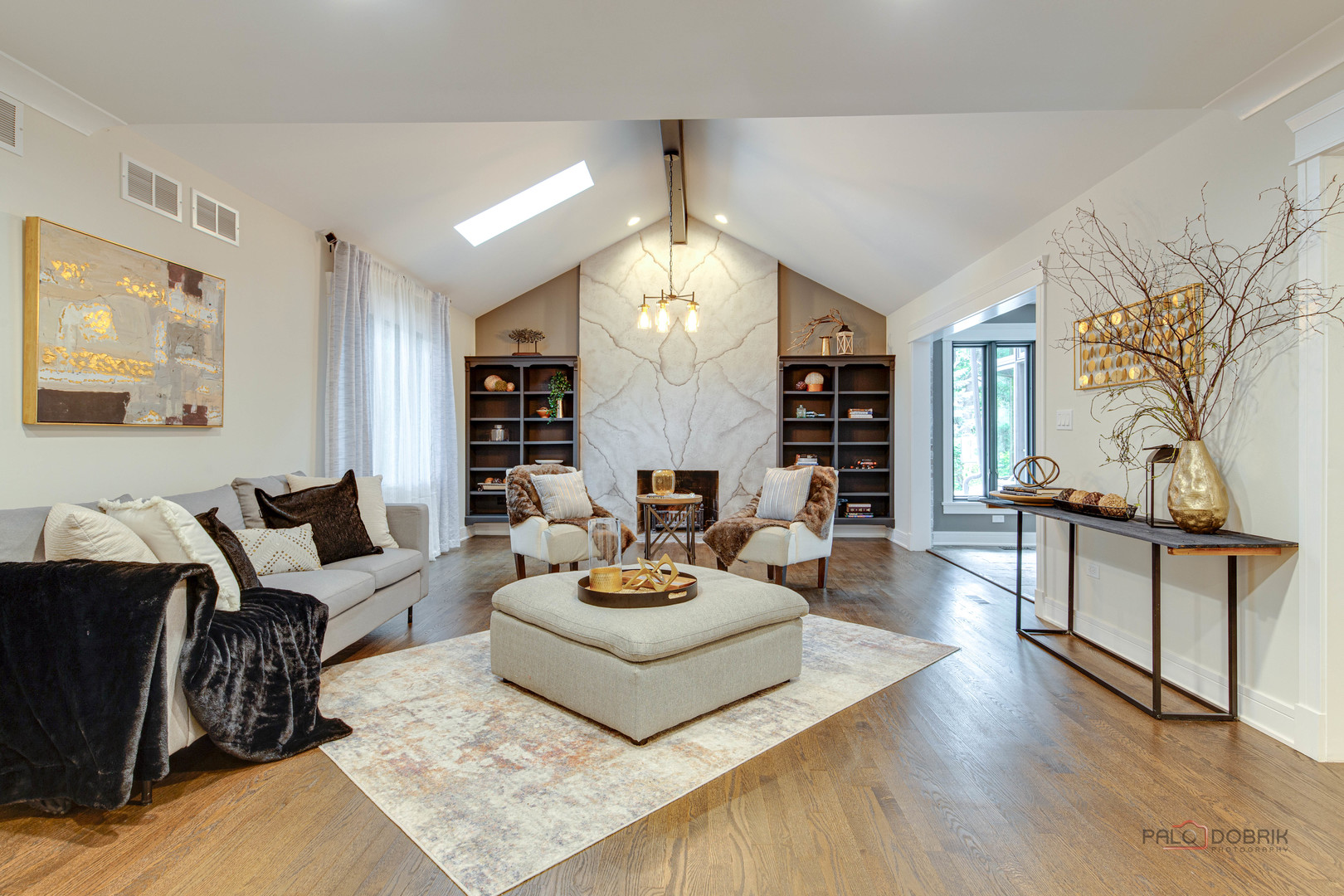 2221 Donegal Drive Darien, IL 60561 - Photo 21 of 62 a living room with furniture and a wooden floor