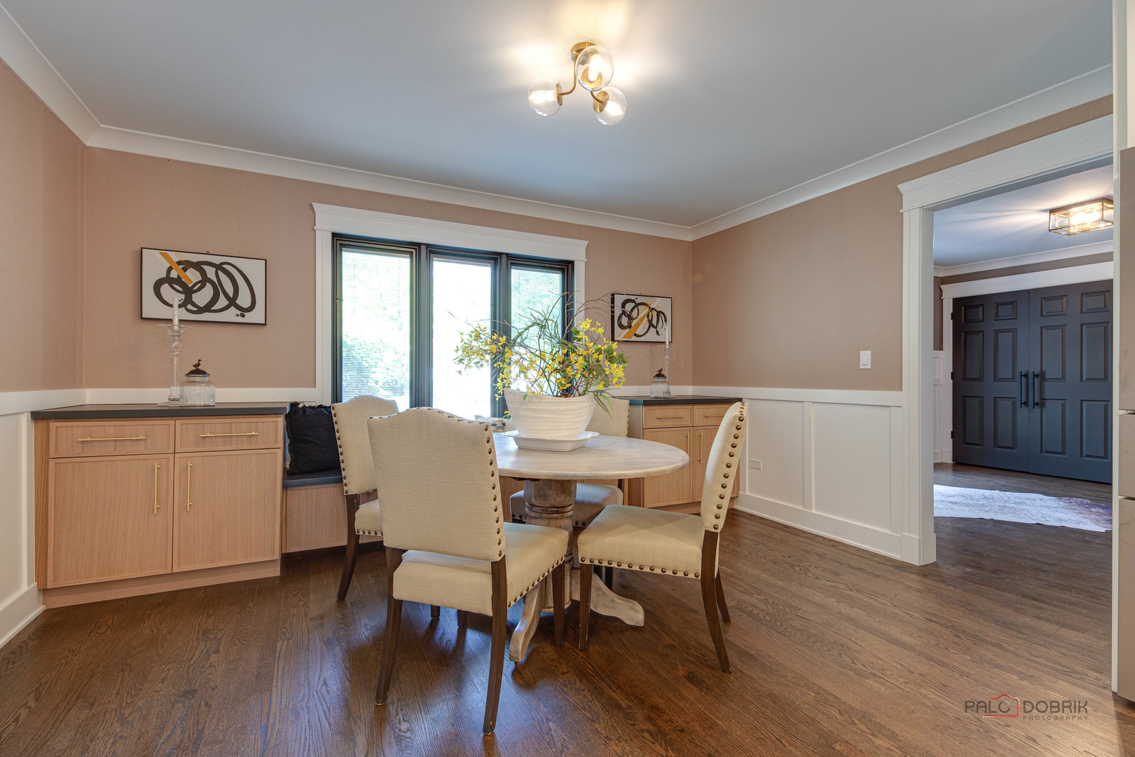 2221 Donegal Drive Darien, IL 60561 - Photo 32 of 62 a view of a dining room with furniture window and wooden floor