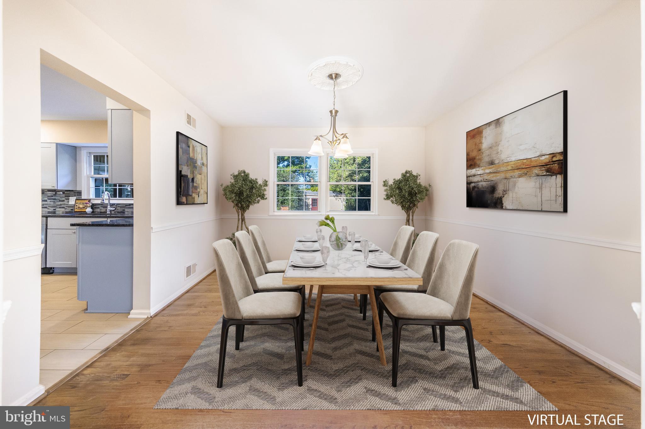 7104 Bock Road Fort Washington, MD 20744 - Photo 10 of 46 Virtually Staged Dining Room