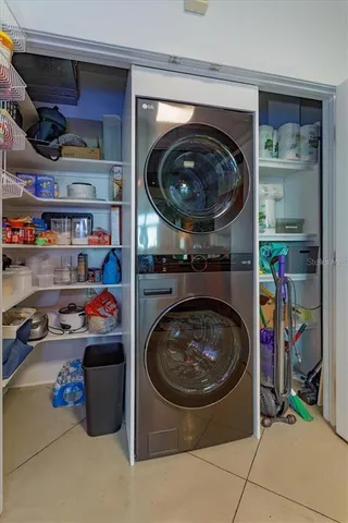 a view of a balcony with outdoor space